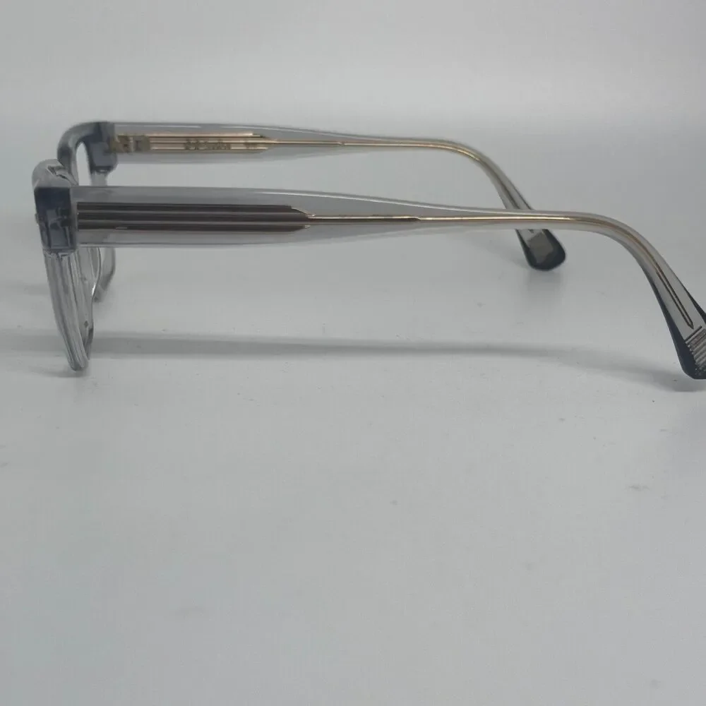 Gigi Studios Lola Gray Clear Eyeglasses‎ Frames 65511/4 52-17-150 H15666